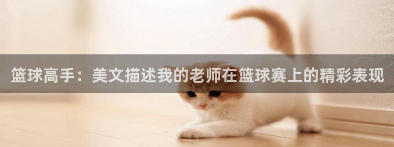 篮球高手：美文描述我的老师在篮球赛上的精彩表现